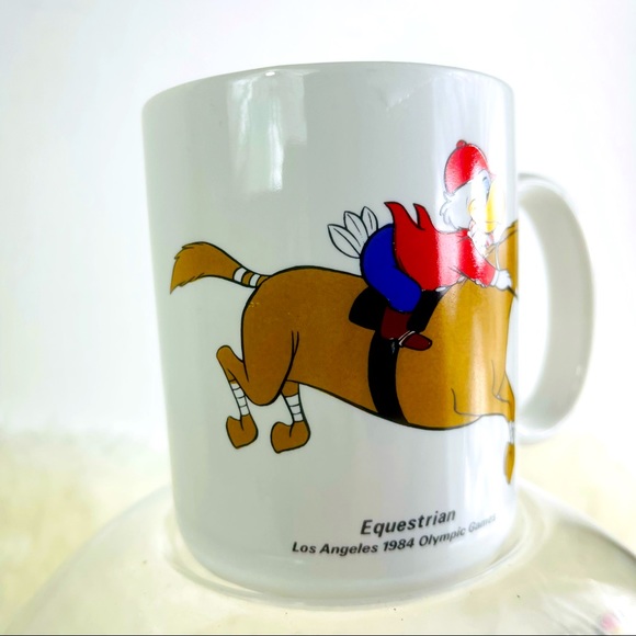 Vintage “Equestrian 1984 Los Angeles Olympic Games” Mug - Picture 2 of 6